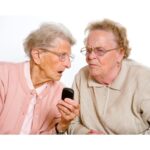 Senior Women with Cell Phone