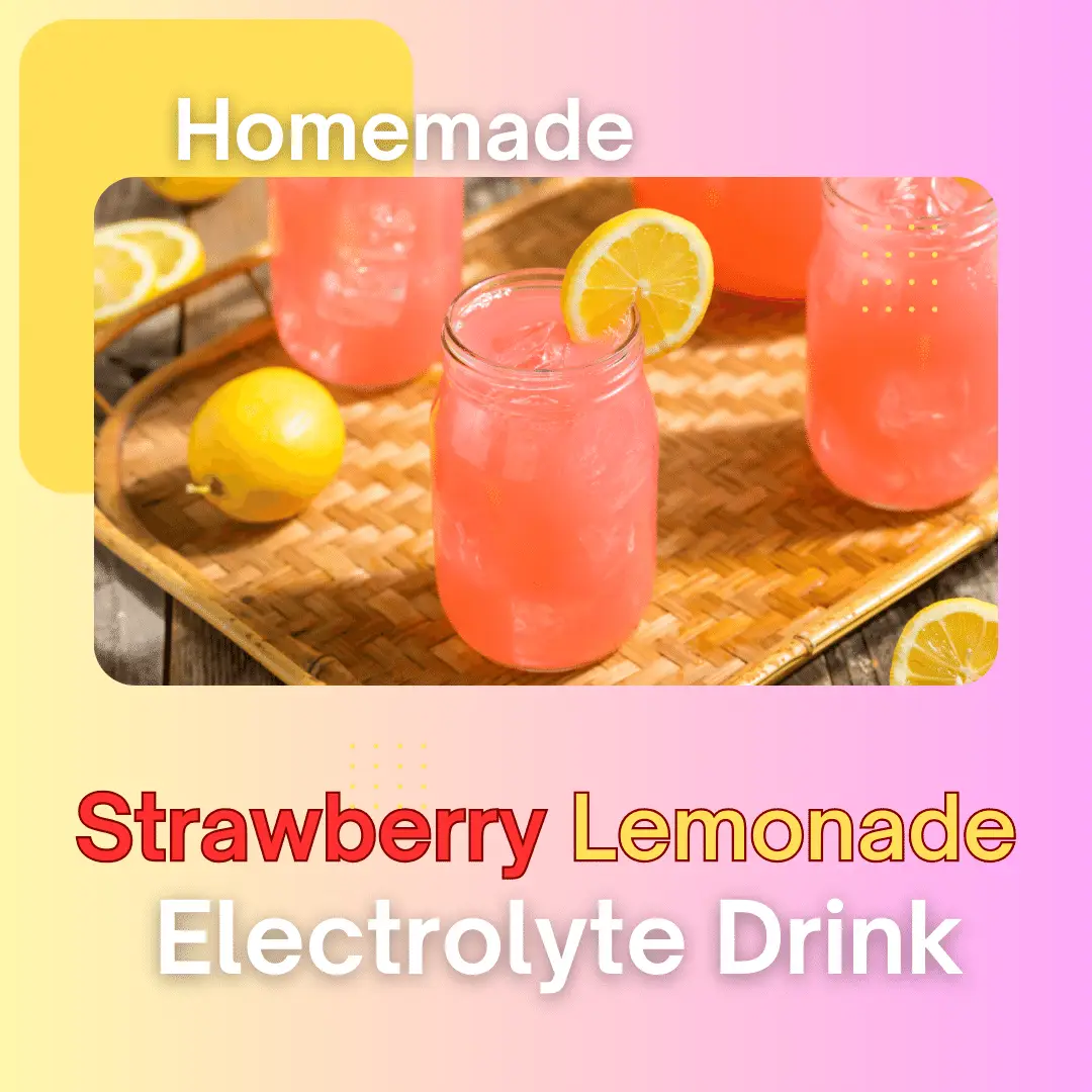 Strawberry Lemonade Electrolyte Drink